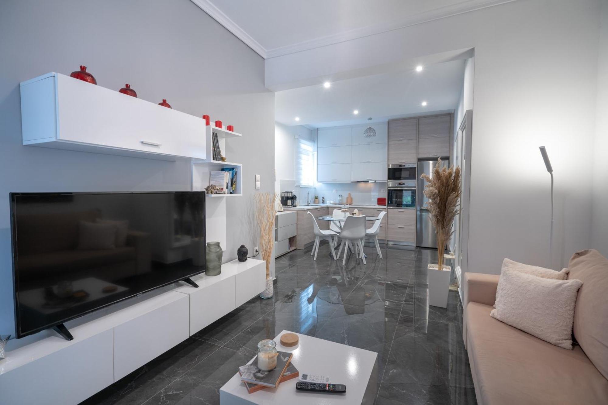 אתונה Neo Irakleio Train St. 1 Bedrm 4 Pers. Apartment מראה חיצוני תמונה