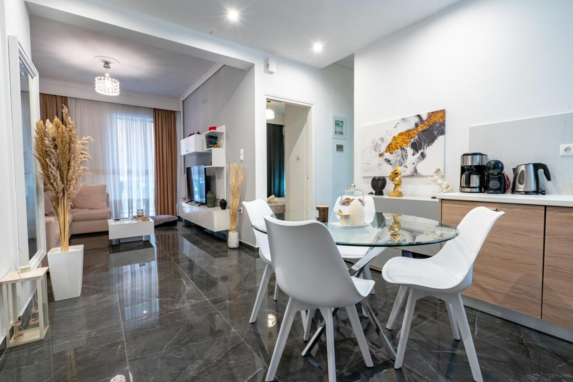 אתונה Neo Irakleio Train St. 1 Bedrm 4 Pers. Apartment מראה חיצוני תמונה