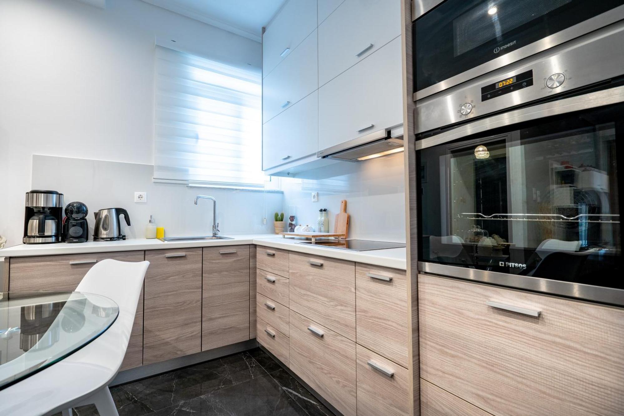 אתונה Neo Irakleio Train St. 1 Bedrm 4 Pers. Apartment מראה חיצוני תמונה