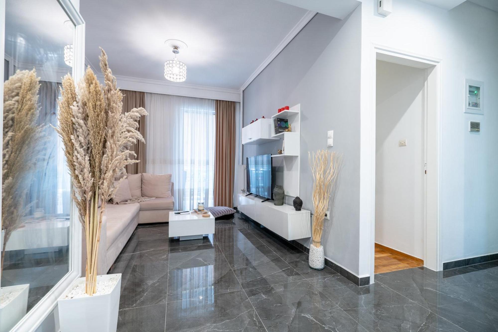 אתונה Neo Irakleio Train St. 1 Bedrm 4 Pers. Apartment מראה חיצוני תמונה