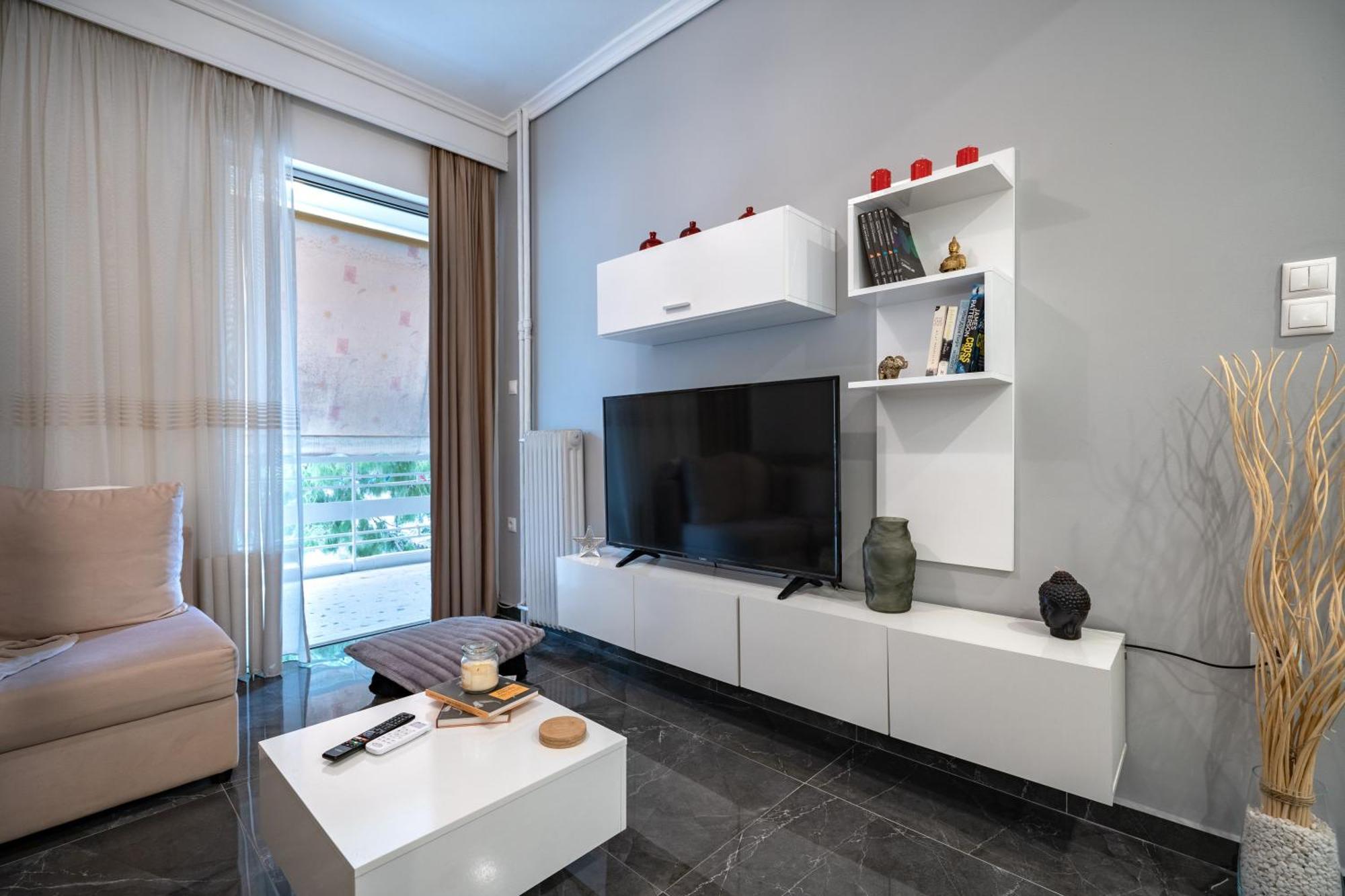 אתונה Neo Irakleio Train St. 1 Bedrm 4 Pers. Apartment מראה חיצוני תמונה